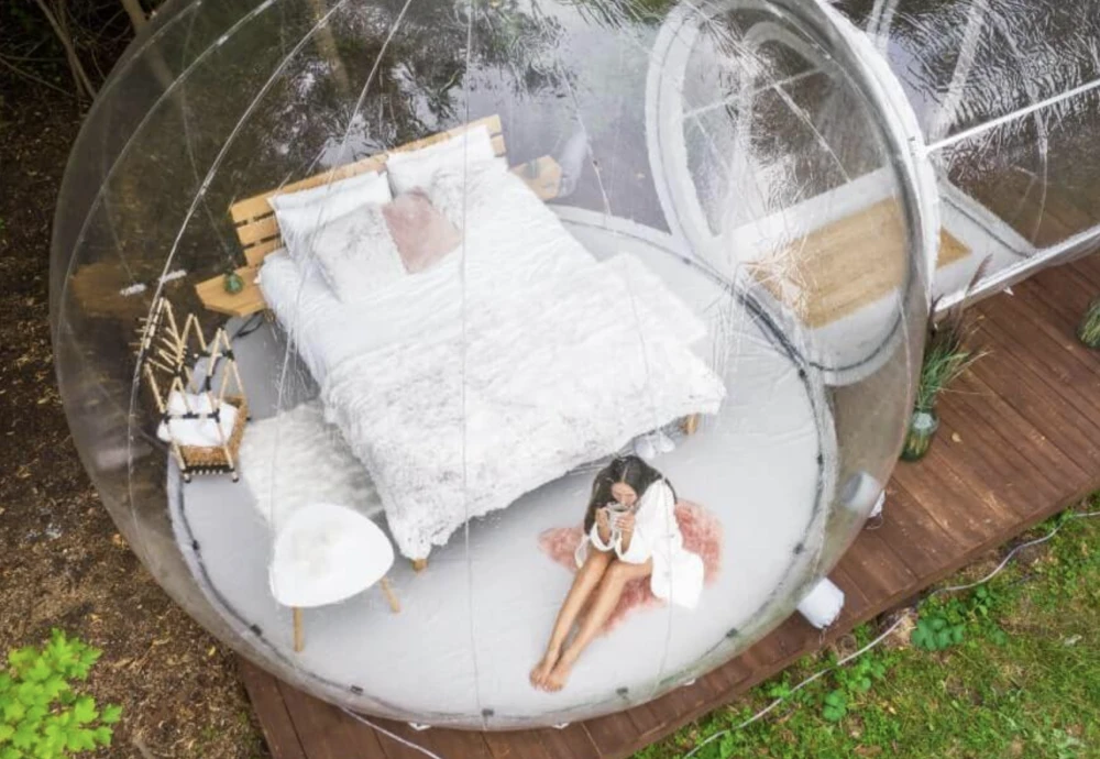 bubble tents glamping